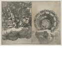 Olympische Götter mit Minerva, Neptun, Pan und Thetis [links]; Thron des Jupiter [rechts]
