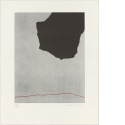 Ohne Titel [Komposition mit schwarzer Fläche], Blatt aus "Dorazio, Miró [...] Die Sammlung Erna und Curt Burgauer"