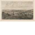 Kleines Dorf in einem Tal, Blatt 4 der Folge "Sechs Landschaften" (Hollstein Nr. 89-94)