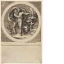 Jupiter umarmt Ganymed, Blatt 2 der Folge "Mythologische Szenen"