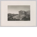 Blick auf dem Tempel in Segesta
