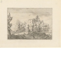 Ansicht des Klosters von Zocolanti, Blatt 5 der Folge "Verschiedene Veduten"