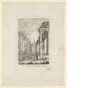 Tempelruine, Blatt 3 der Folge "Aliquot ædificio ad græcor romanorumque morem estructorum schemata"