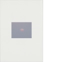Ohne Titel [Rotes Ufos am graublauen Himmel], Blatt aus "99 Ufos"
