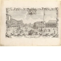 Ansicht der Piazza delle Biade in Vicenza, Blatt der Folge "Veduten von Vicenza"