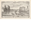 Ansicht von Vicenza mit dem Palazzo Vecchia Romanelli, Blatt der Folge "Veduten von Vicenza"