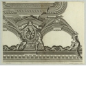 Fragment eines Deckenfrieses mit Figuren und Ornamenten im Venussaal des Palastes des Großherzogs der Toskana in Florenz