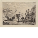 Relikt eines Äquadukts, Blatt 7 der Folge "Zehn Landschaften"