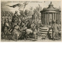 Triumph der Keuschheit, Blatt 2 der Folge "Sechs Triumphe nach Petrarca"
