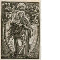 Maria, von Engeln gekrönt, Blatt 40 der Folge "Sündenfall und Erlösung  des Menschengeschlechtes"