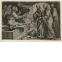 Engel verkündet den drei Marien die Auferstehung Christi, Blatt 17 der Folge "Das Leben Christi"