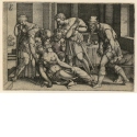 Selbstmord der Lucretia, Blatt 2 der Folge "Vier Szenen aus der frühen römischen Geschichte"
