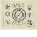 Sieben Wappen, Blatt 9 der Folge "Verschiedene Wappen"