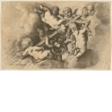 Sieben Cherubim tragen das Kreuz, Blatt 10 der Folge "Paedopaegnion"