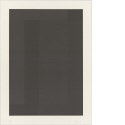 Ohne Titel [Sich aus Rechtecken zusammensetzende schwarze Bildfläche], Blatt aus "Quéribus"