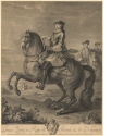Porträt von Ludwig XV. zu Pferd [Louis XV.], König von Frankreich und Navarra