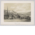 Ansicht auf Heidelberg von der Schlossterasse