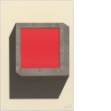 Ohne Titel [Quadrat in Rot], Blatt 11 der Folge "M/2, 1987-1989"