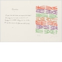 Quatrain, Blatt aus "Jean Cassou, Vingt-deux poèmes"
