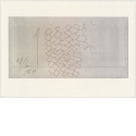Treppenfaltzeichnung - FE + KV 1971, Blatt 19 aus Mappenwerk "Faltungen"
