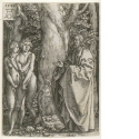 Adam und Eva verstecken sich vor Gott, Blatt 4 der Folge "Adam und Eva"