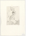 Die Fledermaus, Blatt 1 aus "Sieben Radierungen von Hans Fischer zu sieben Fabeln von Aesop - Suite"