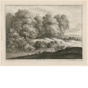 Waldrand, Blatt 3 der Folge "Landschaften nach Jacques d' Arthois"