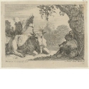 Kühe, Blatt 2 der Folge "Landschaft mit Tieren"