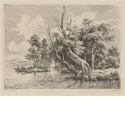 Landschaft mit Angler, Blatt 4 der Folge "Zehn Landschaften"
