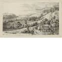 Ansicht von Champ-Verd bei Lyon mit Schloss