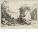 Landschaft mit Ruinen