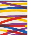 Ohne Titel [Verschiedenfarbige Streifen, horizontal], Blatt aus "Dorazio, Miró [...] Die Sammlung Erna und Curt Burgauer"