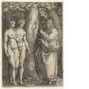 Gott verbietet Adam und Eva vom Baum der Erkenntnis zu Essen, Blatt 2 der Folge "Adam und Eva"