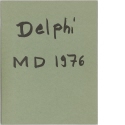 Martin Disler: Delphi, Heft aus "Delphi & Rosy"