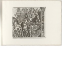 Julius Cäsar auf dem Triumphwagen, Blatt 10 der Folge "Triumph des Caesars"