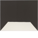 Ohne Titel [Symmetrisches Trapez in Weiss], Blatt aus "Perspektive, optische Täuschung und malerischer Raum"