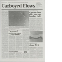 Carboyed Flows, Zeitungsbogen aus Mappenwerk "Table with Notional Newspapers"