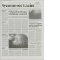 Sycomores Lacier, Zeitungsbogen aus Mappenwerk "Table with Notional Newspapers"