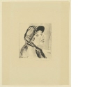 Dreiviertelporträt von Jeanne Florentine Bourgeois (Mistunguett)