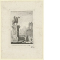 Reiterstandbild, Blatt 5 der Folge "Aliquot ædificio ad græcor romanorumque morem estructorum schemata"