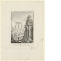 Ruine einer Therme, Blatt 7 der Folge "Aliquot ædificio ad græcor romanorumque morem estructorum schemata"